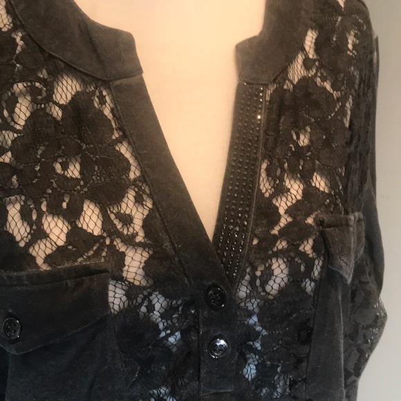 “MONARI” Grey Lace Ladies Top/Blouse. - Picture 3 of 16